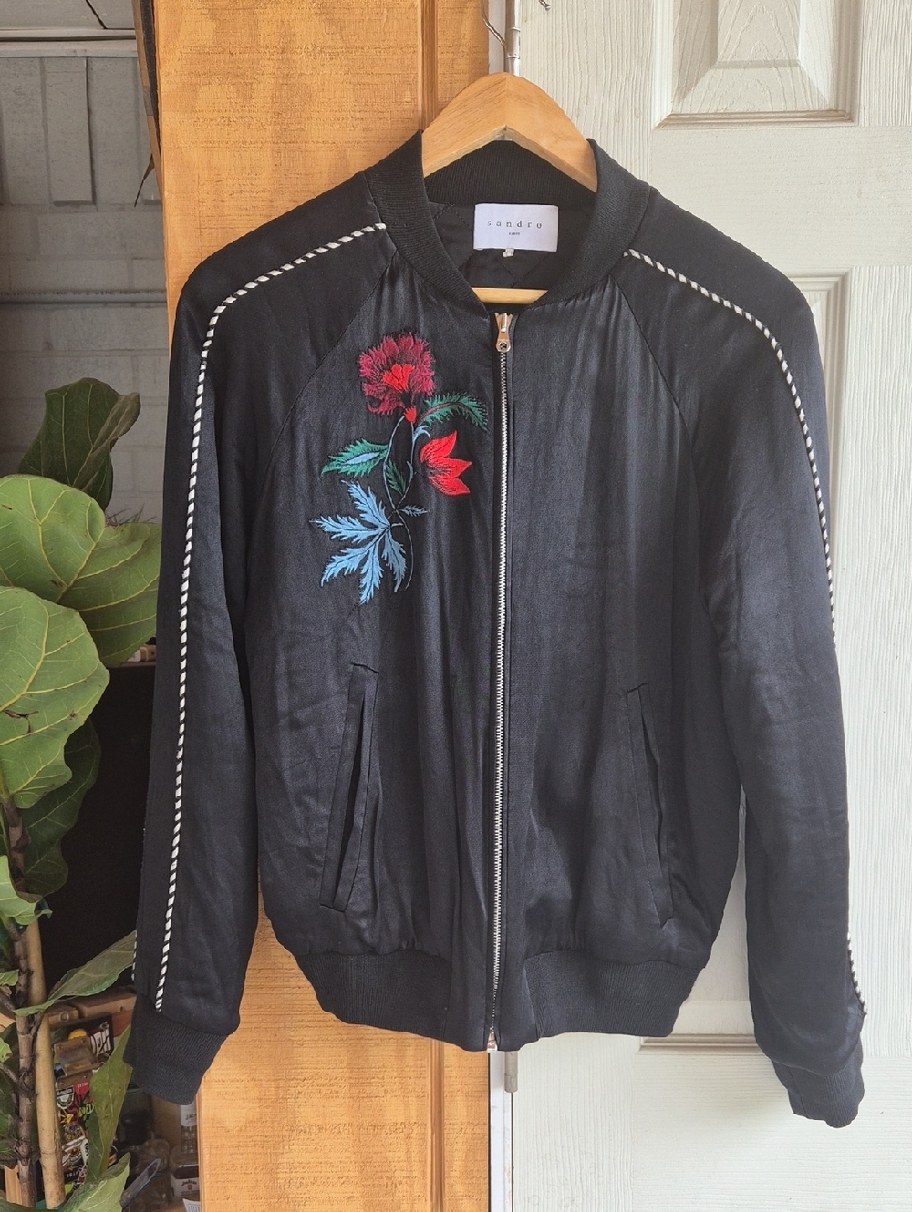 Sandro Bomber Jacket - Picture 2 of 8